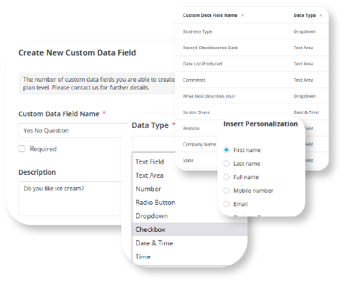 Custom Data Fields